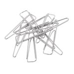 Скрепки STAFF, 25 мм, оцинкованные, треугольные, 100 шт., в картонной коробке, 270442