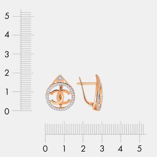 Серьги золотые