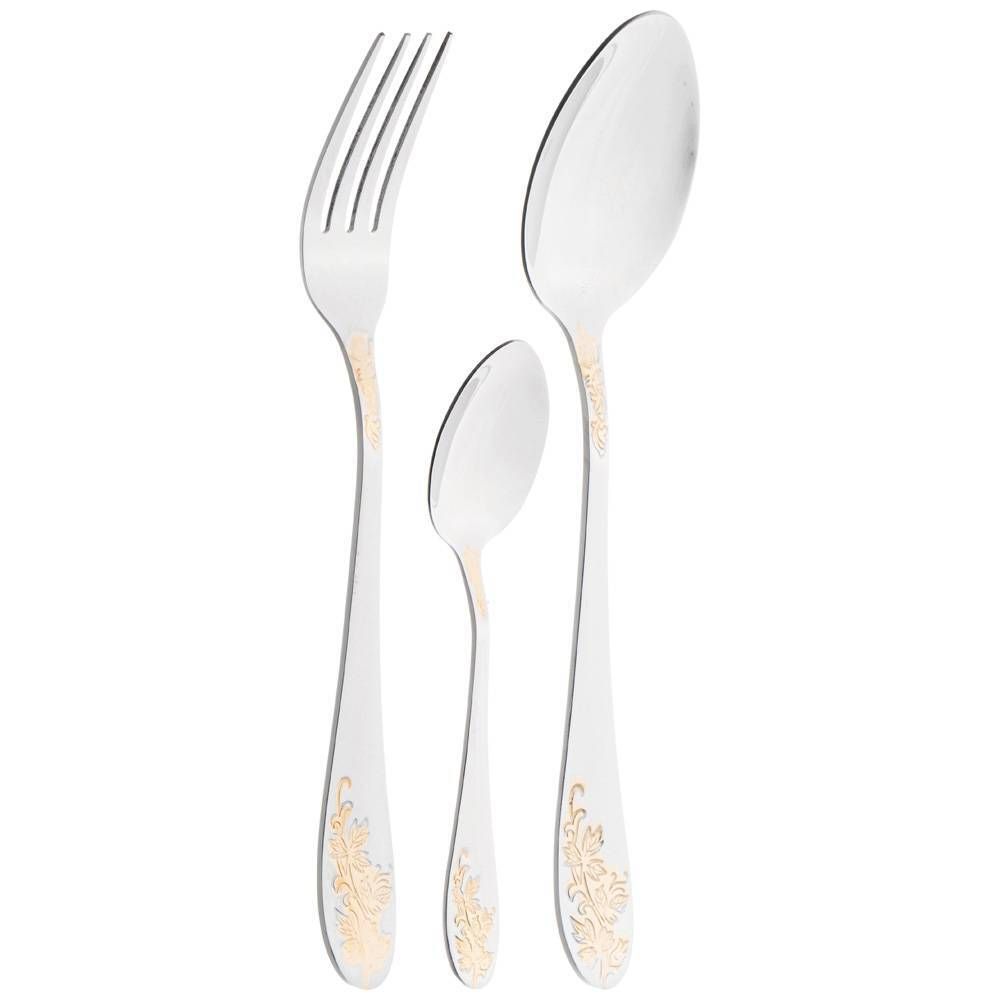 НАБОР СТОЛОВЫХ ПРИБОРОВ AGNESS НА 6 ПЕРСОН 18 ПР.В ДЕРЕВЯННОМ КЕЙСЕ