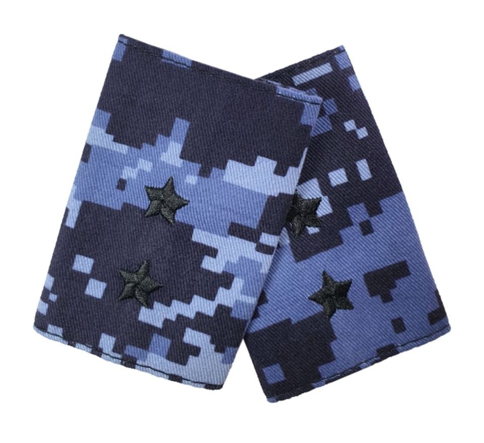 Фальшпогоны Росгвардия синяя точка прапорщик