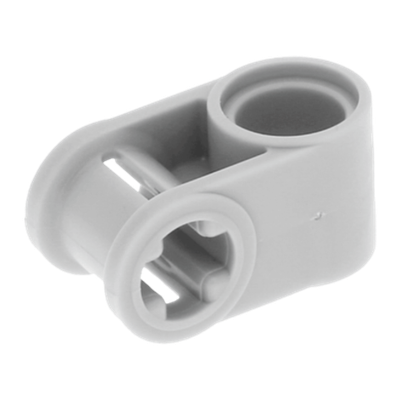 Lego 100шт Соединитель оси и штифта 2L перпендикулярный (светло-серый) 6536 / 4211775 / 6261375