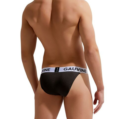 Мужские трусы-танга Cotton Essentials Tanga Brief (Размер: XL) (Цвет: черный)