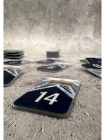 Номерки для ключей акрил 3х5 см