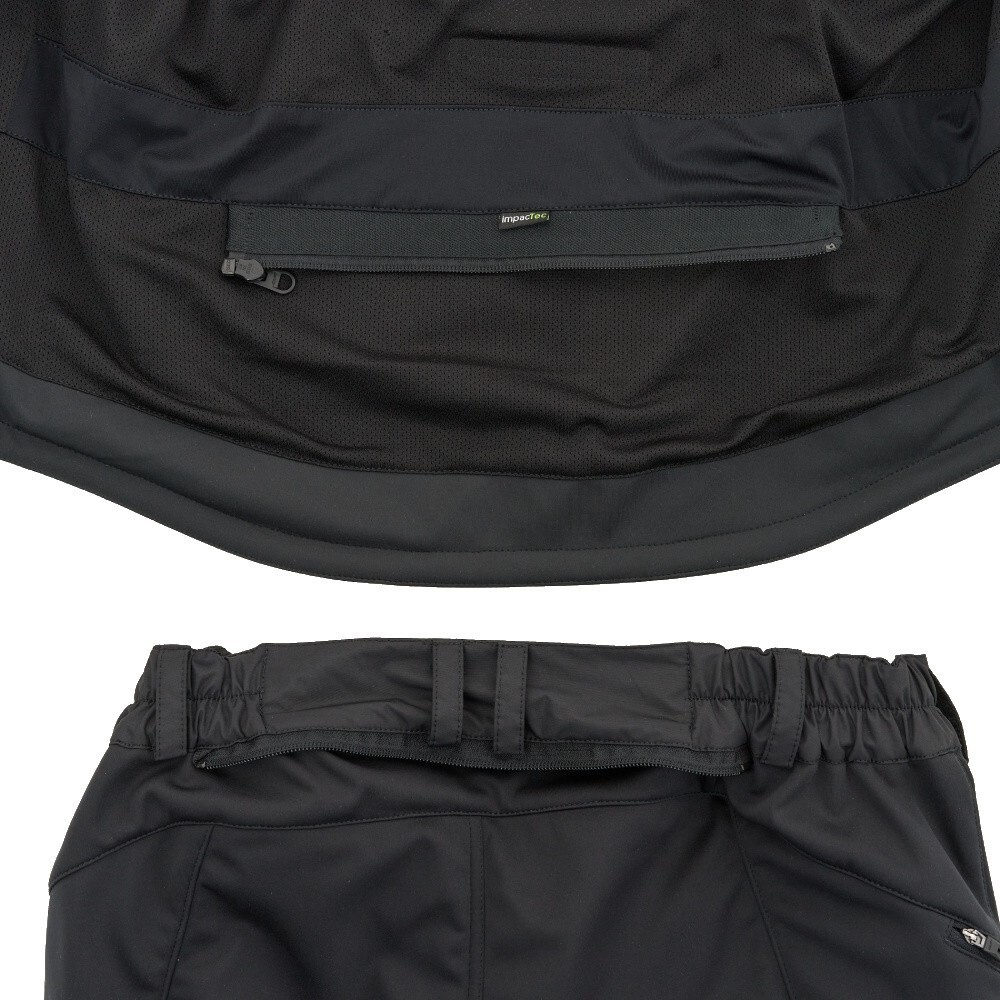 Мотобрюки DF URBAN Man Black с защитой