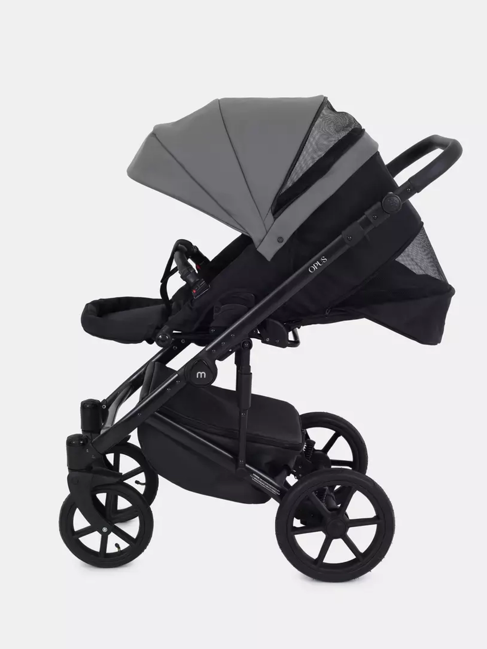 Коляска универсальная 3 в 1 Mowbaby Opus/экокожа