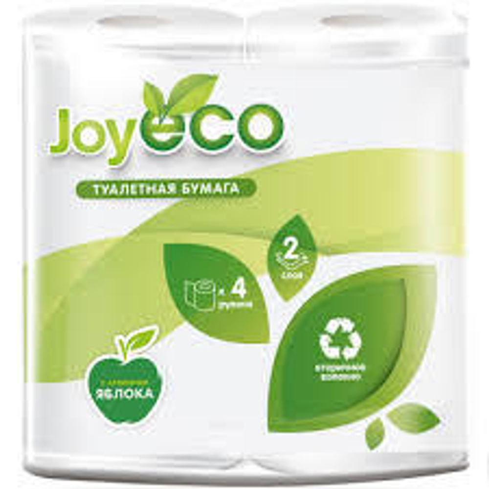 Туалетная бумага JOY ECO 2сл/4рулона/13м с ароматом (1/12)