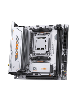 MAXSUN MS-eSport B650ITX WIFI ICE (Socket AM5, mini-ITX, 2*DDR5(96Gb), DP/HDMI,  2*SATA3, 2*M.2,  1*PCIEx16, 4*USB2.0, 2*USB 3.0,  LAN 1*2,5G, Bluetooth5.2,  Wi-Fi 802.11ax, RTL)