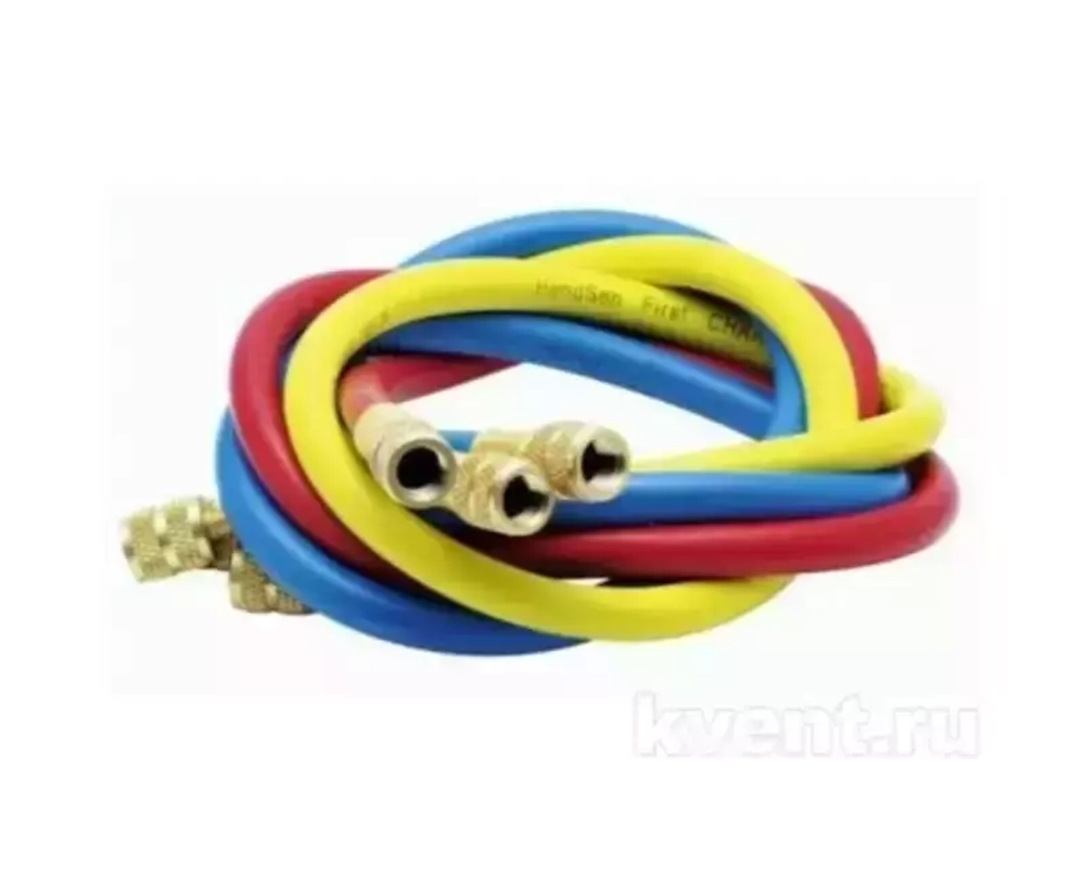 Заправочные шланги FavorCool - 360RYB-C, 3шт по 1.5м, 5/16"SAE (R410A), до 55 бар