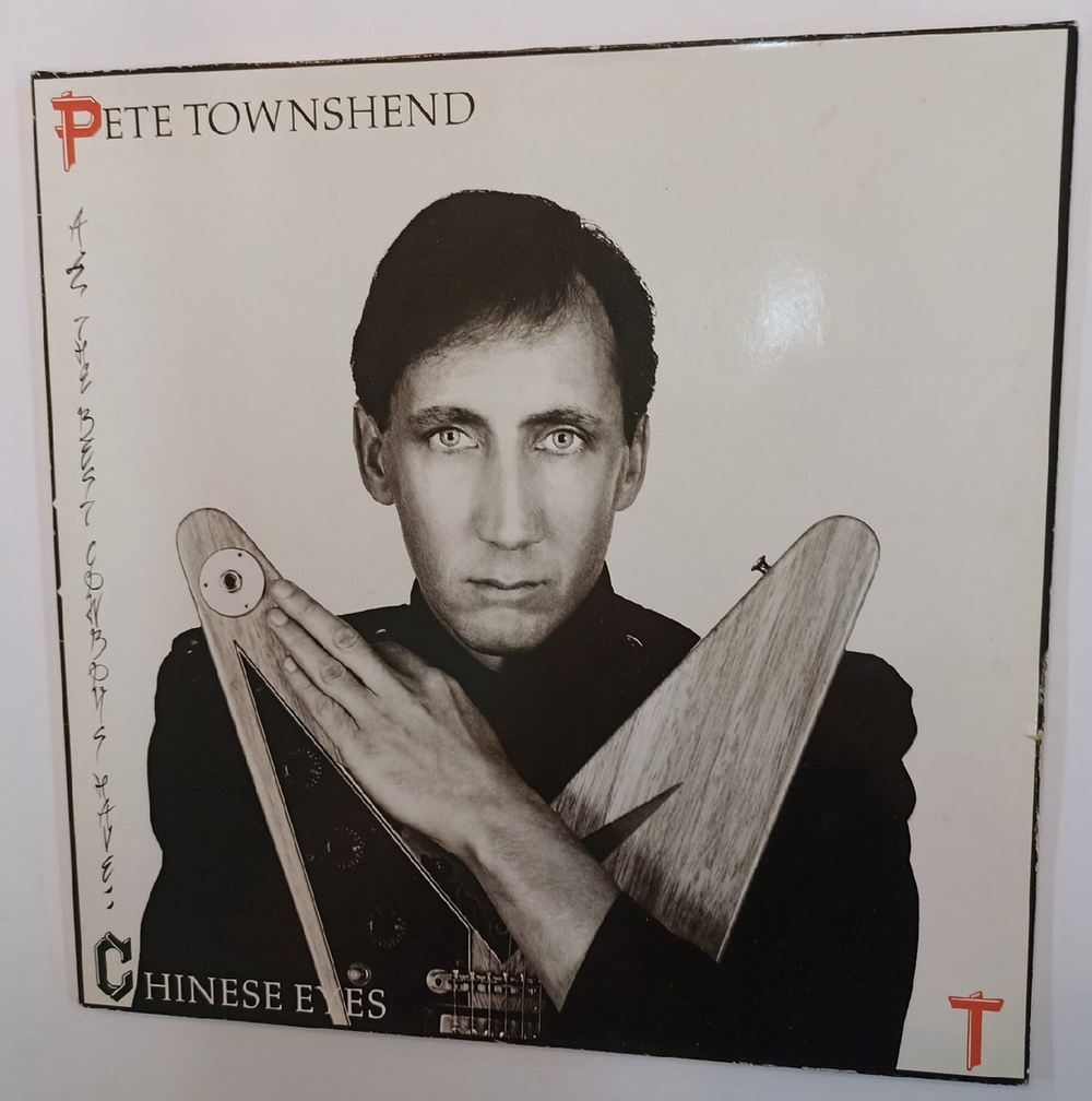 Винтажная виниловая пластинка Pete Townshend All The Best Cowboys Have Chinese Eyes (Europe 1982)