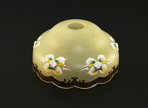 Розетка Смальта жёлтая №0225