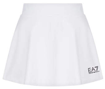 Теннисная юбка EA7 Woman Jersey Miniskirt - белый