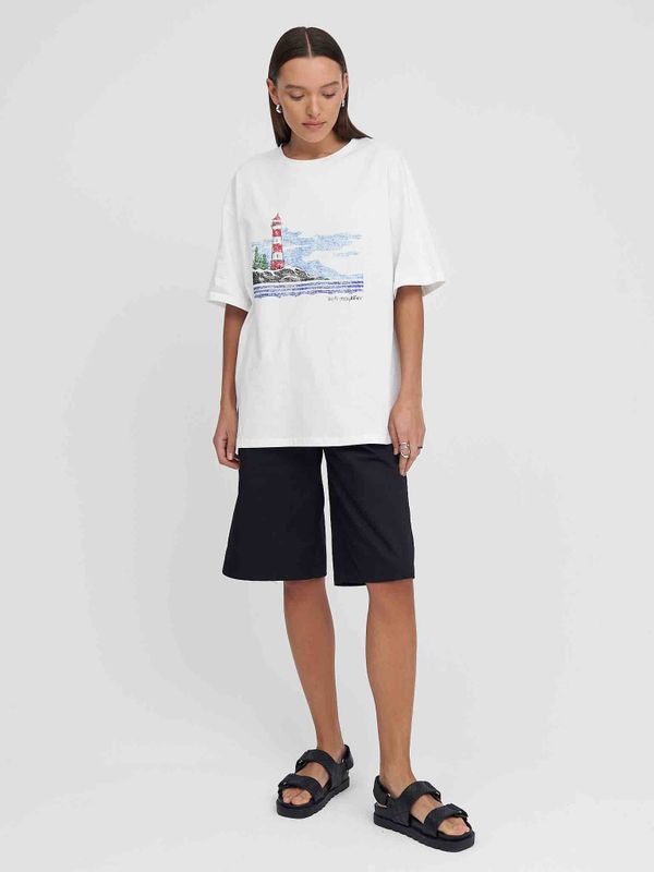 Футболка Маяк белая - фото 6