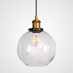 Подвесной светильник Loft Clear Glass Sphere Cloche