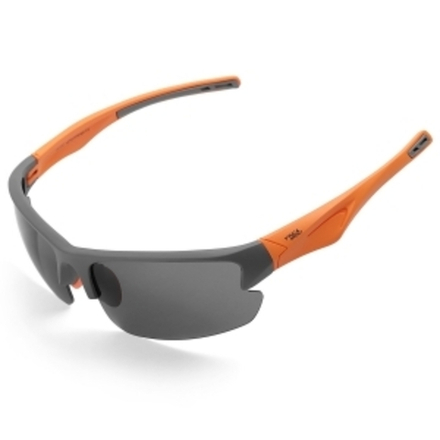 Очки велосипедные матово-серая с оранжевым оправа с серыми линзам VG 067 grey/orange
