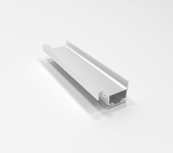 Профиль вертикальный Н-образный асимметричный L=4500 Алюминий