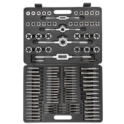 Набор метчик.и плашек110пр(2х0.4,3х0.5,4х0.7,5х0.8,6х0.75-1,8х0.75-1,25,9х0.75-1.25,10х0.75-1.5,11х0.75/1/1.25/1.5, 12х0.75-1.75,14х1-2,16х1-2,18х1.5) Forsage F-B110-1