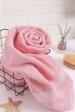 Полотенце махровое, г/к, 100х150, арт. 100-150 BS, 400 гр/м2, цвет: 502С-Пудровая роза,