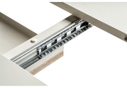 Деревянный стол Кантри 160(200-240)х107х78 слоновая кость