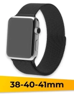 Браслет-ремешок для Apple Watch Magnit band (WH5203 GC) Black Coteetci