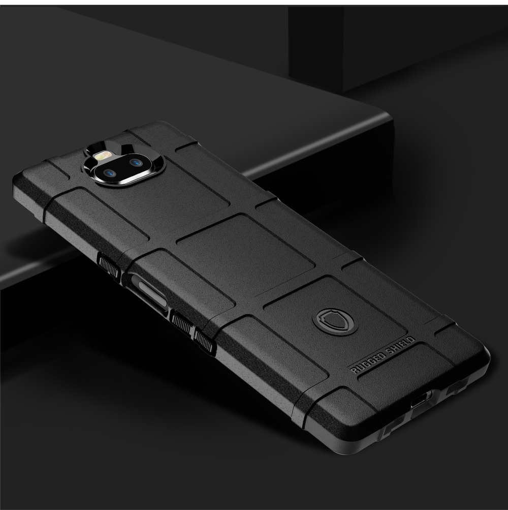 Чехол на Sony Xperia 10 Plus цвет Black (черный), серия Armor от Caseport