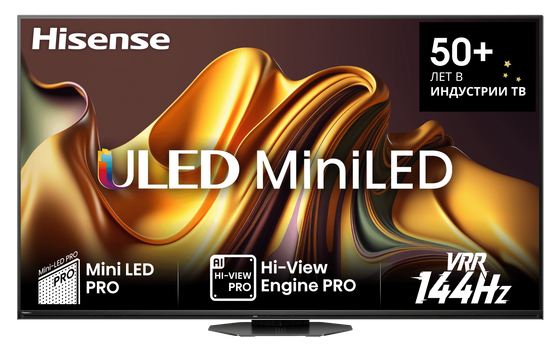 ЖК телевизор Hisense 65U8NQ(Mini-LED PRO,UHD Smart,frameless)