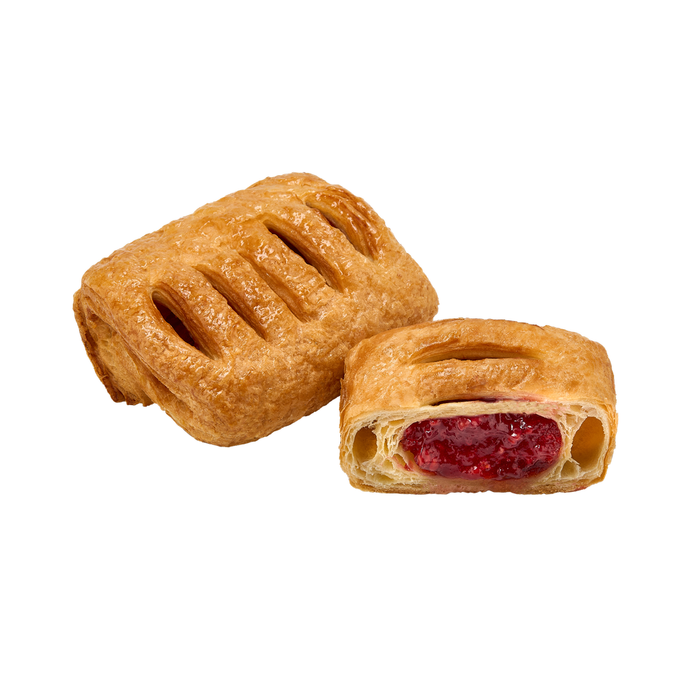 Полуфабрикаты хлебобулочные слоеные замороженные Слойка с вишневой начинкой 36шт*0,075кг