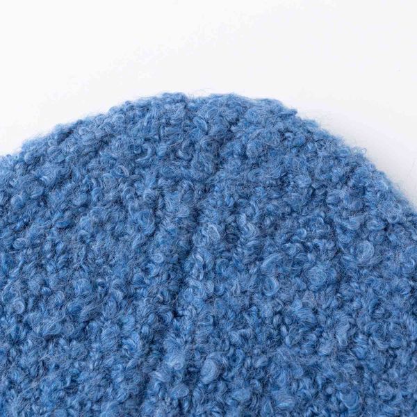 Шапка Little Lamb пыльно-синяя - фото 5