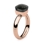 Кольцо Qudo Firenze smoky quartz 17.2 мм 610130 BW/RG