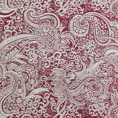 Ткань Парча жаккард, 126 гр/м2, 145 см, бордовый