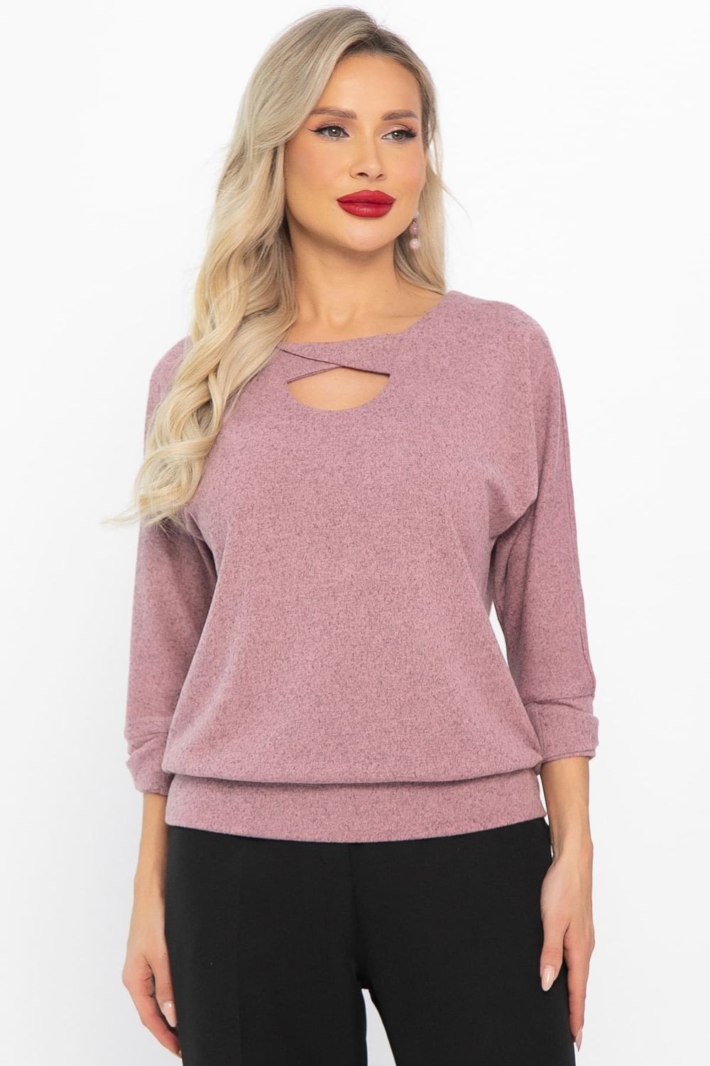 Блуза Ума (темно-розовая) Б14595-50М LT Collection