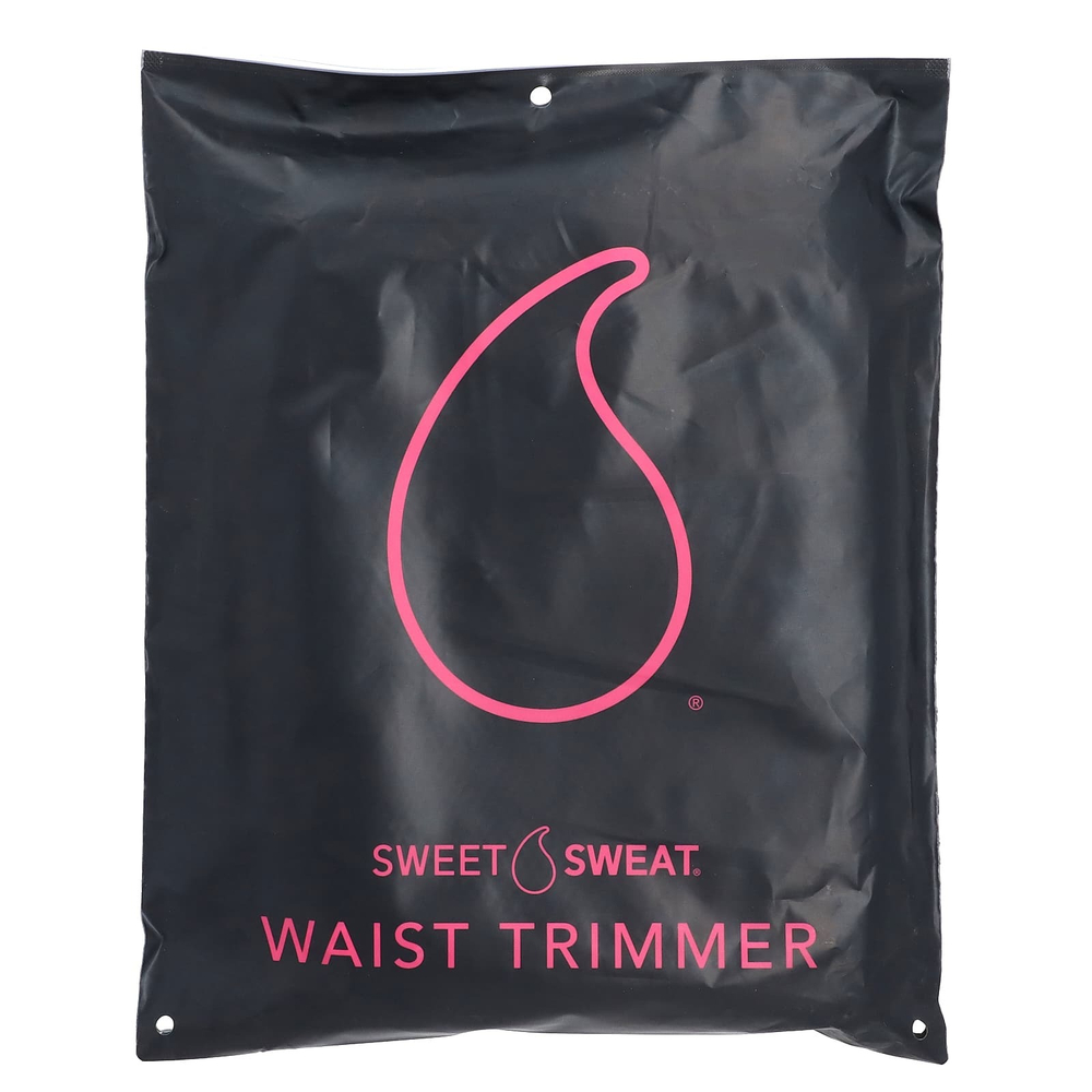 Sports Research, Sweet Sweat®, триммер для талии, большой размер, черный и розовый, 1 пояс