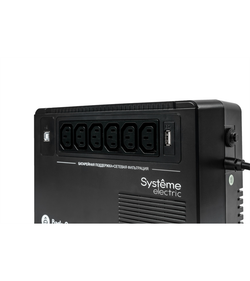 Systeme Electric Back-Save, 800VA/480W, 230V, Line-Interactive, AVR, 6xC13 Outlets, USB charge(type A), USB