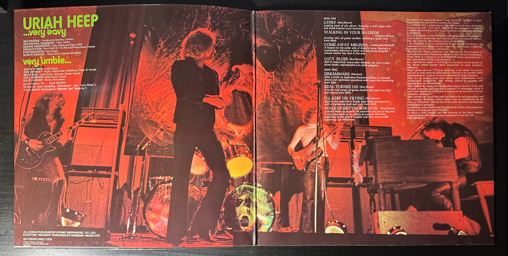 Uriah Heep ‎– ...Very 'Eavy Very 'Umble (Германия 1976г.)