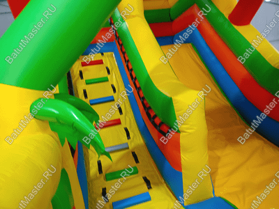 Коммерческий надувной батут «Приключение в мире животных», 8*4*5 м.