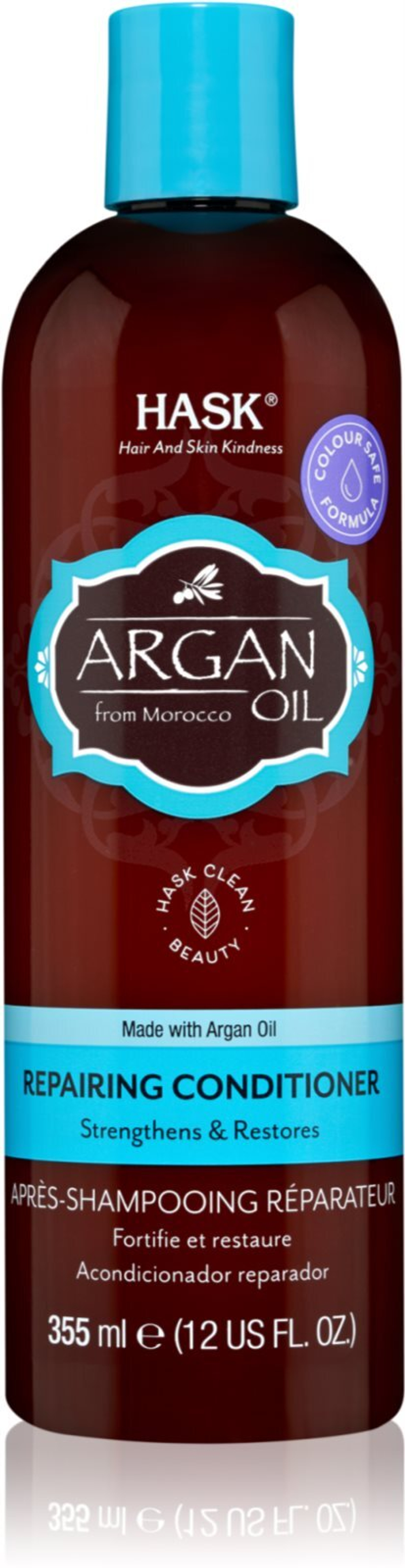 HASK Argan Oil - восстанавливающий кондиционер для поврежденных волос /   355  ml  / GTIN 071164343265