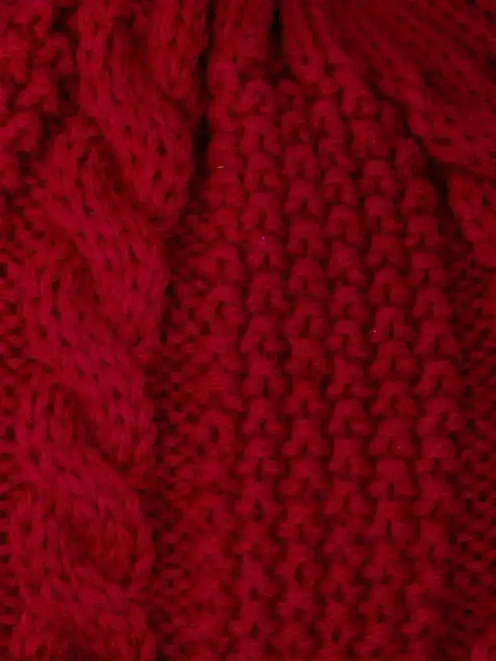 Шапка вязаная демисезонная на завязках