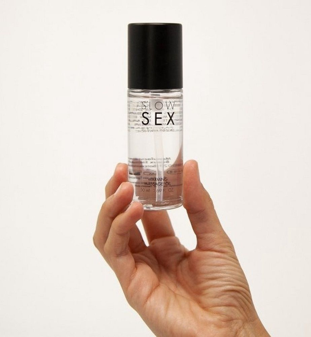 Съедобное cогревающее массажное масло Bijoux Indiscrets Warming massage oil - SLOW SEX, 50 мл