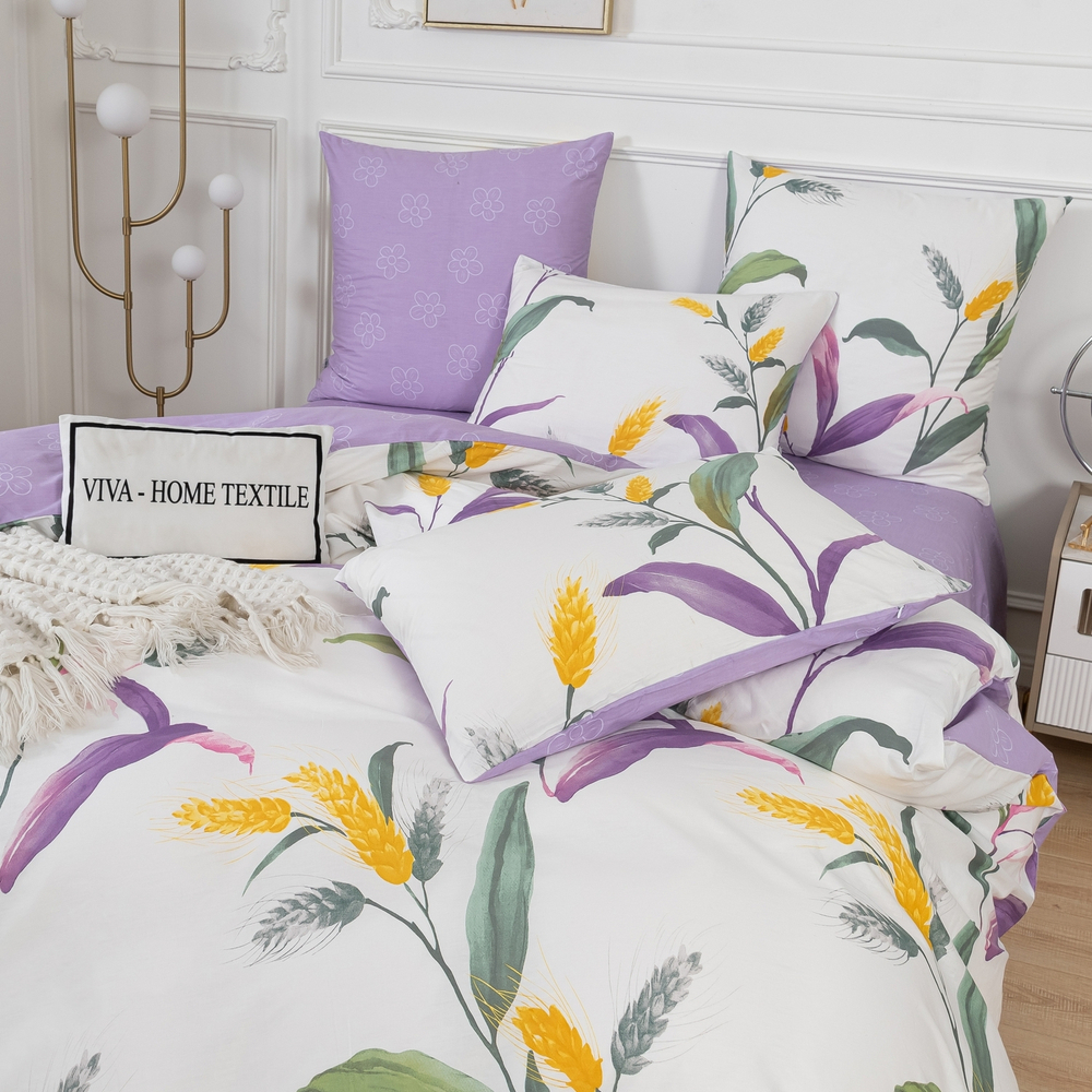 Комплект постельного белья Делюкс Сатин 100% хлопок L456