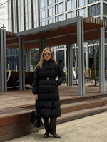 Пуховик Шерон черный