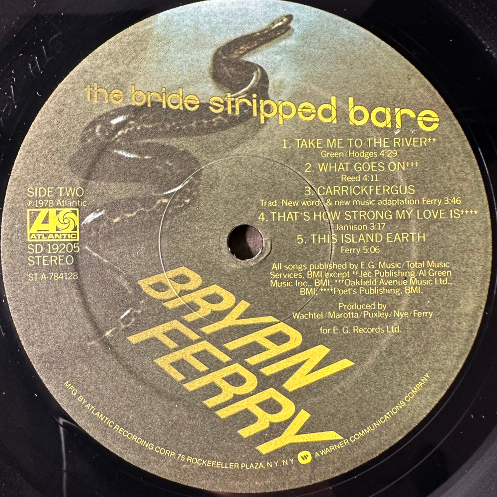 Bryan Ferry ‎– The Bride Stripped Bare (США 1978г.)