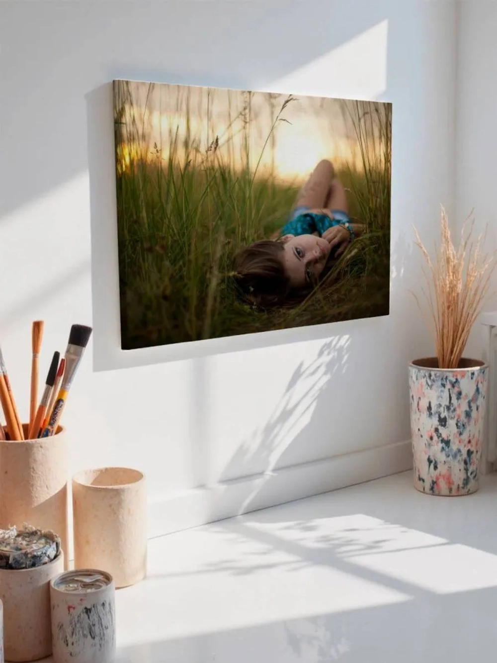 Картина на стену 40 X 50 Девушка в поле