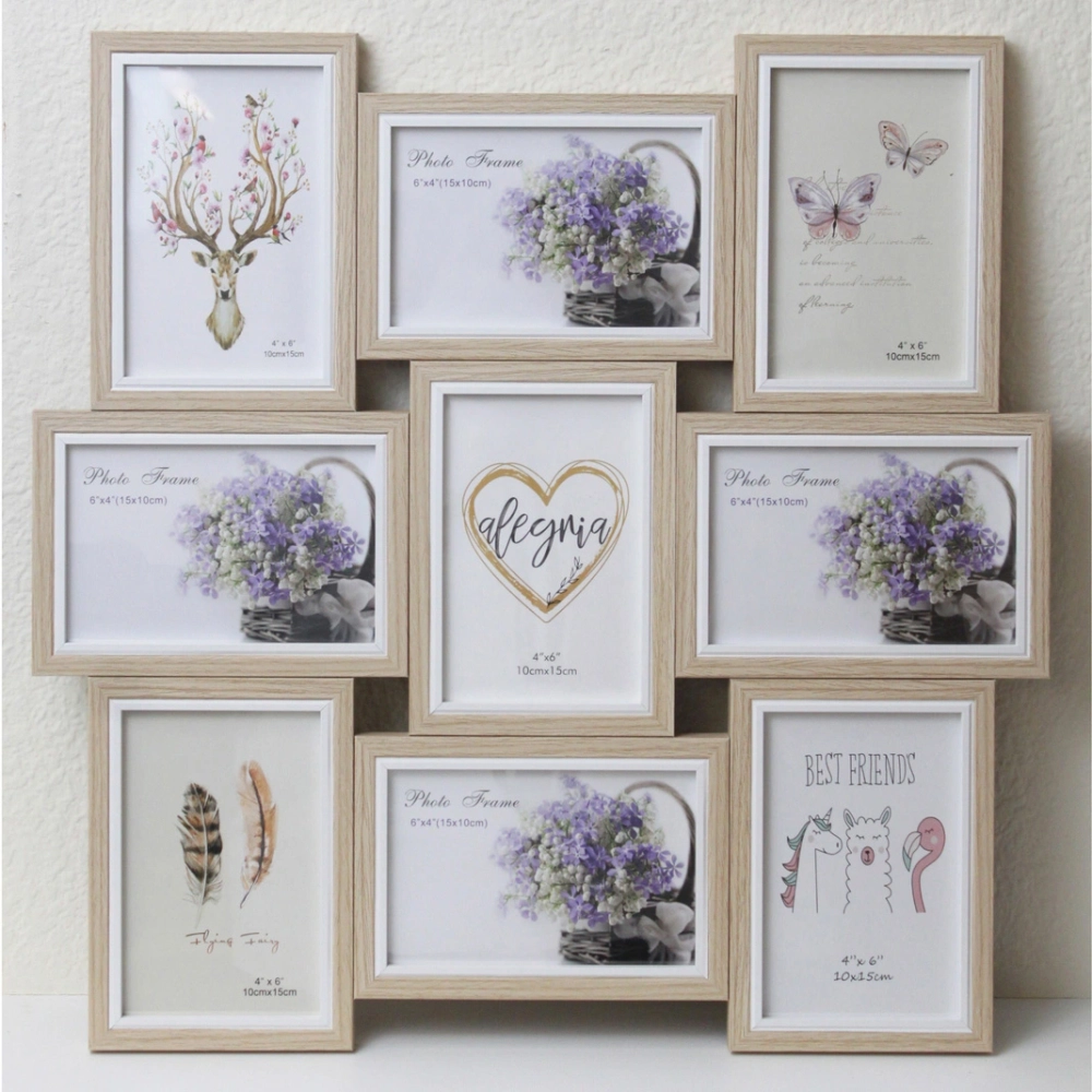 Фоторамка на 9 фото 10*15см «Ella» цвет белый