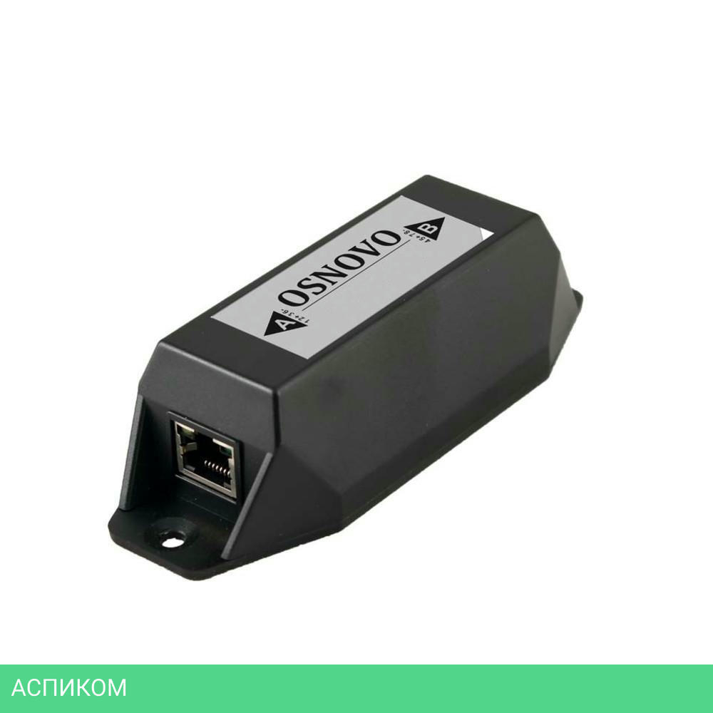 Коннектор-соединитель Osnovo E-POE/1G