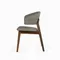 Стул Lolly, орех, серая обивка