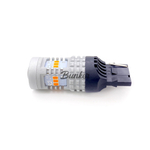 Светодиодная автомобильная LED лампа TaKiMi 7440-3020-14SMD (W21W),Оранжевый,Не полярный,12V