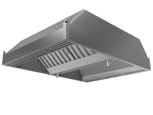 Зонт нержавеющий островной ЗВНП 04 ,1600х1200х400