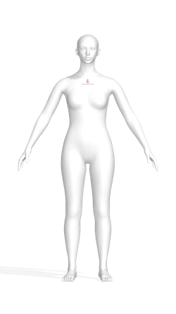 3D аватар манекена Моника