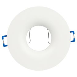 Светильник встраиваемый алюминиевый ЭРА KL105 WH под лампу MR16 GU5.3 белый | Алюминиевые встраиваемые светильники