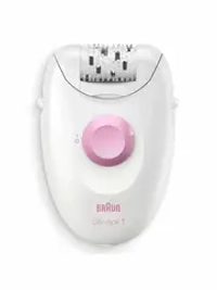 Эпилятор Braun S1 SE 1-010 белый/розовый сухая эпиляция, с насадкой для чувствительных зон