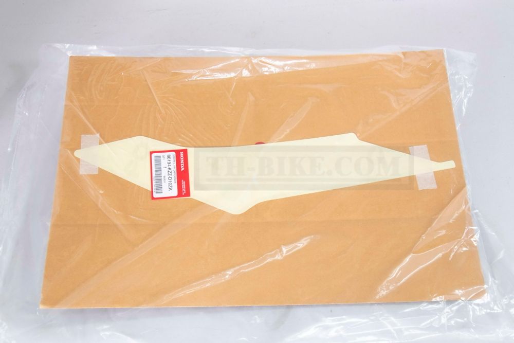 86194-KZZ-D10ZA. STRIPE, L. RR. SHROUD *TYPE1*. Honda CRF250L-M original decal on the radiator shroud